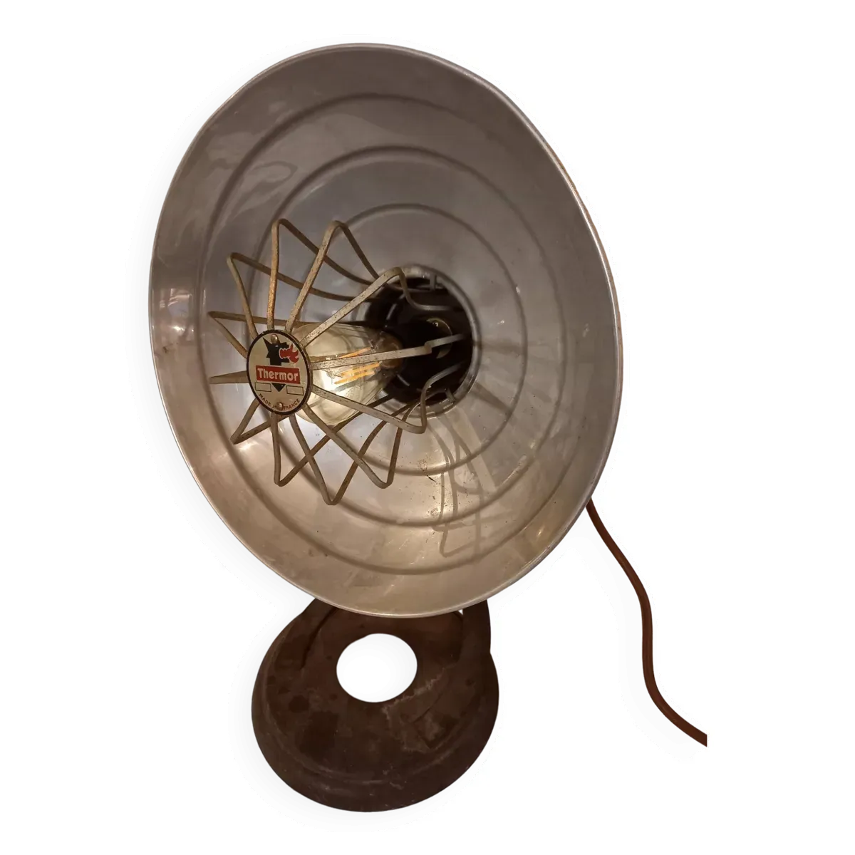 Lampe industrielle, calorifère Thermor , années 1950, entièrement équipée.