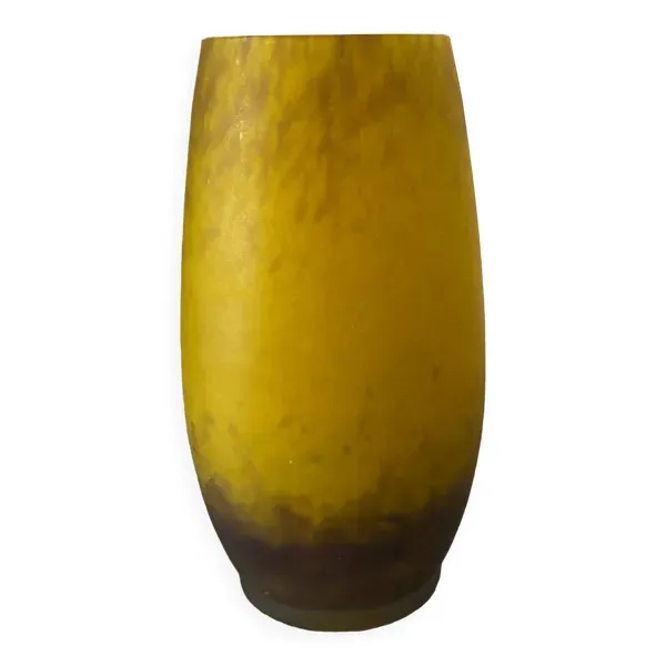 Vase en pâte de verre par Delatte