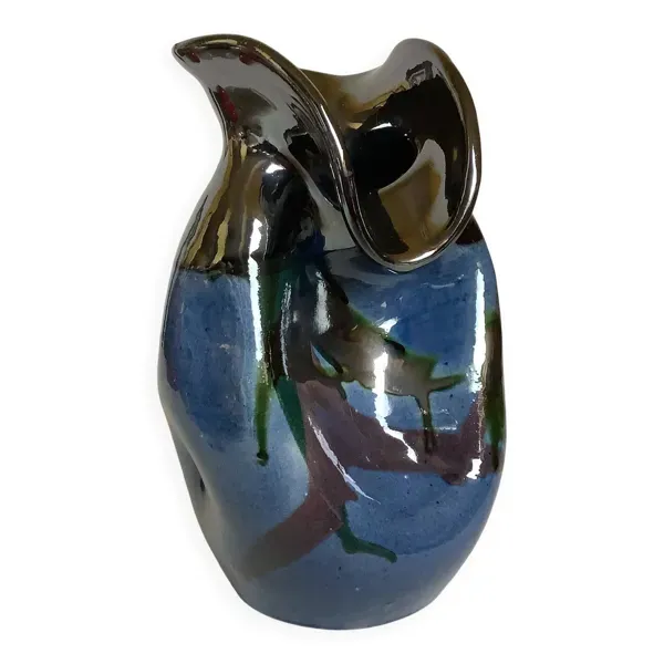 Vase moderniste Thomas Buxo irisé