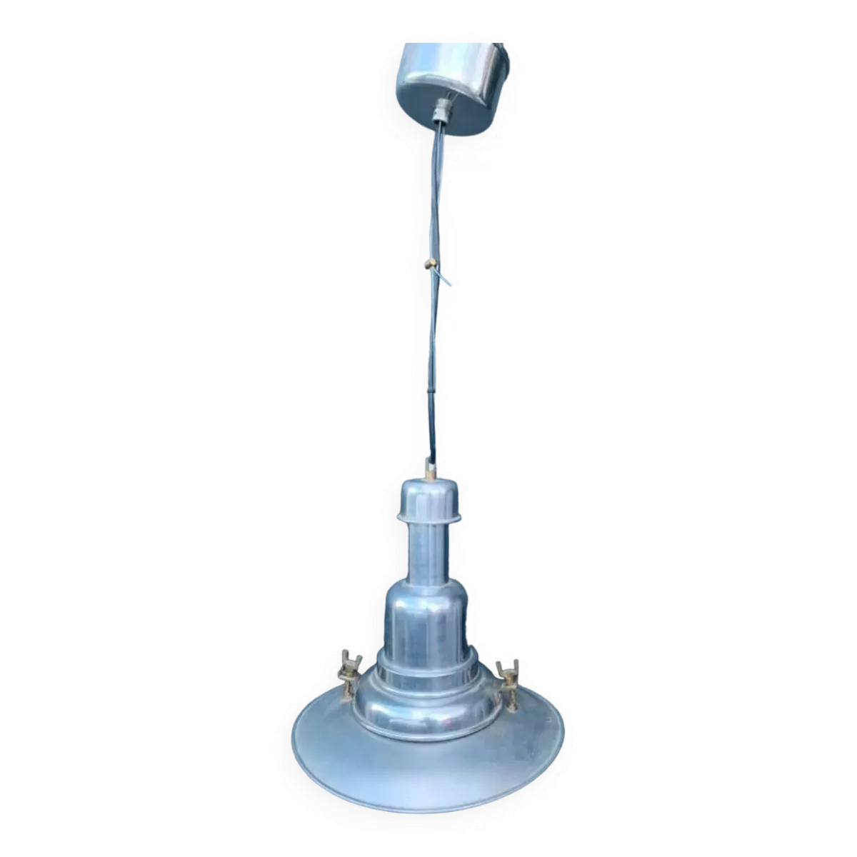 Suspension aluminium style industriel