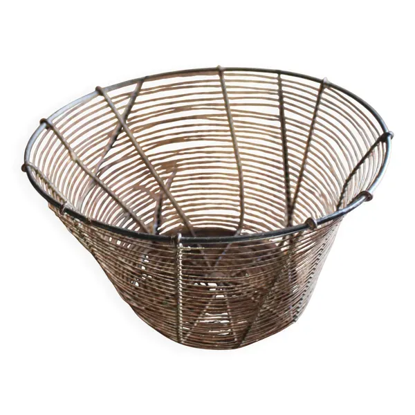 Panier Corbeille ronde métal fil de fer