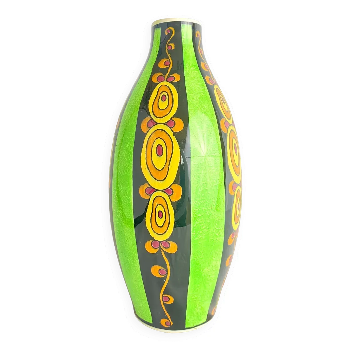 Vase Boch Frères Keramis, D.787