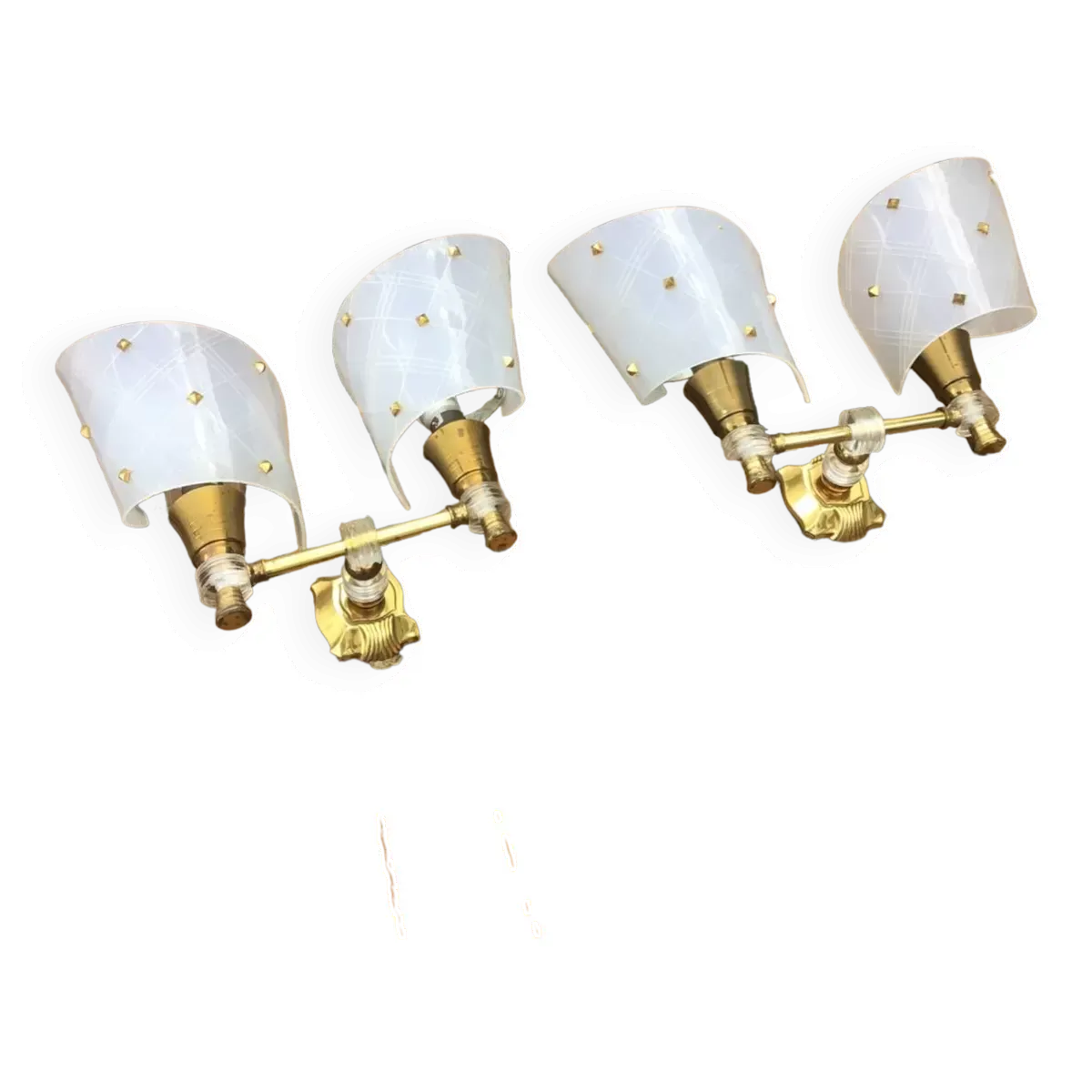 Paire d’appliques vintage