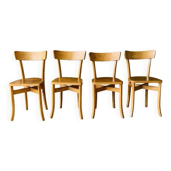 Ensemble de 4 chaises bistrot