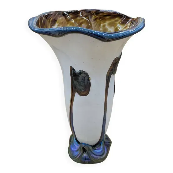 Vase Biot Soufflé par Jean Claude novaro