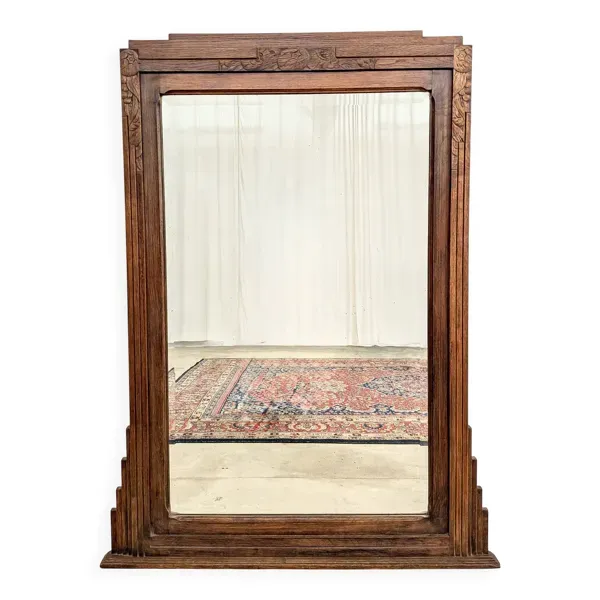 Miroir trumeau Art déco ancien