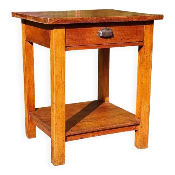 Table d'atelier ou de métier en bois ancien