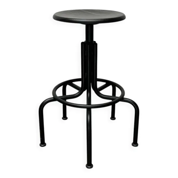 Tabouret pivotant industriel allemand de Lambert