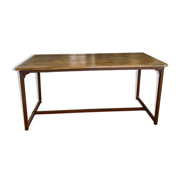 Table industrielle vintage