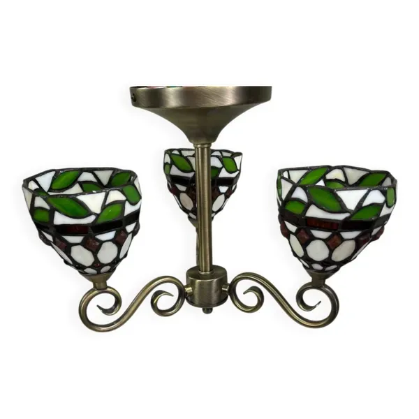 Lustre pâte de verre