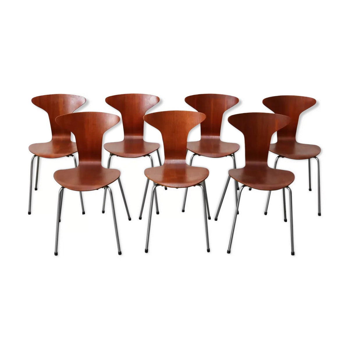 Chaises modèle 3105 Mosquito par Arne Jacobsen pour Fritz Hansen 1967