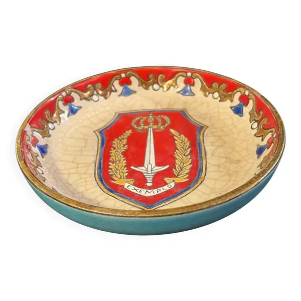 Vide-poche, coupelle en émaux de Longwy, XXème s.