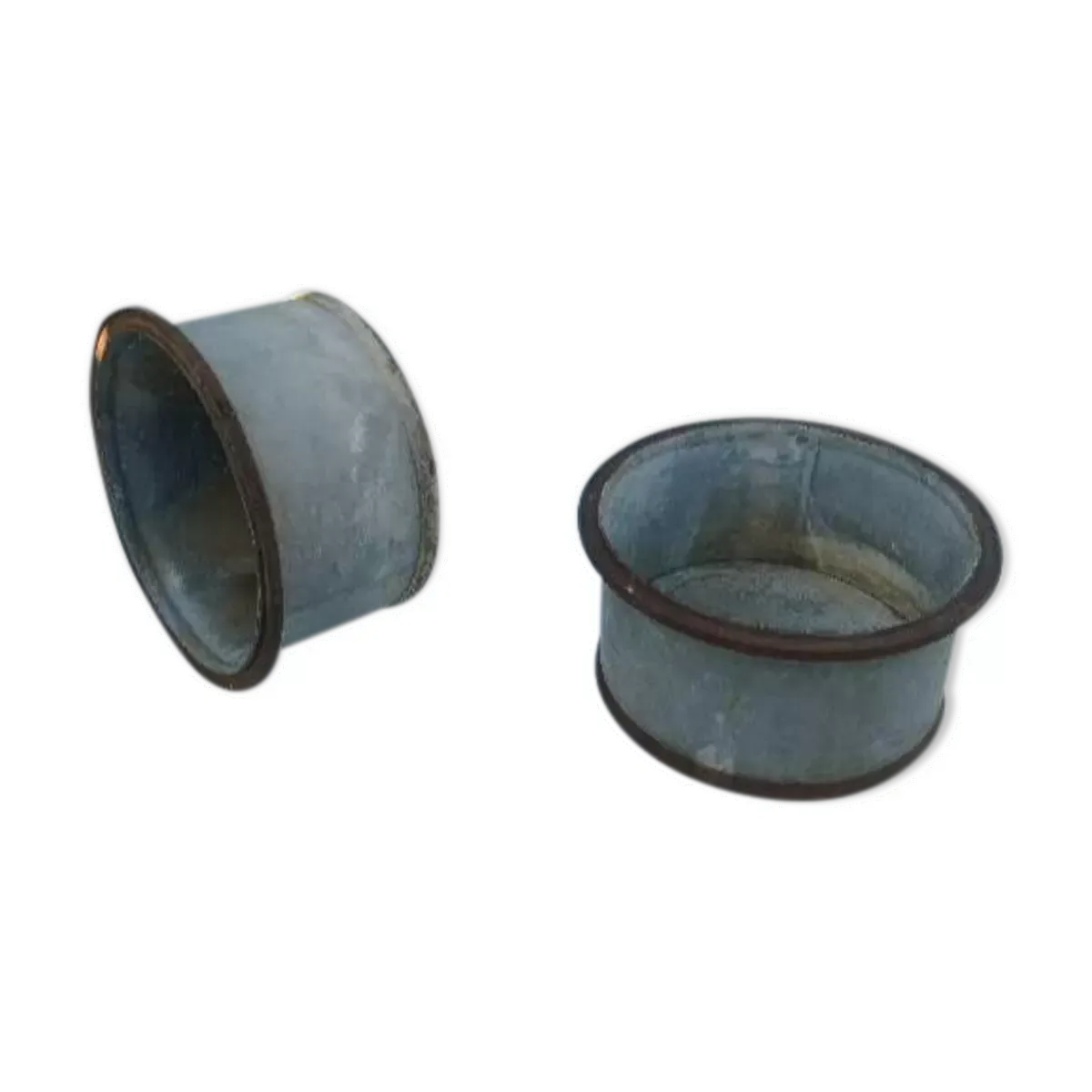 Paire de jardinières industrielle