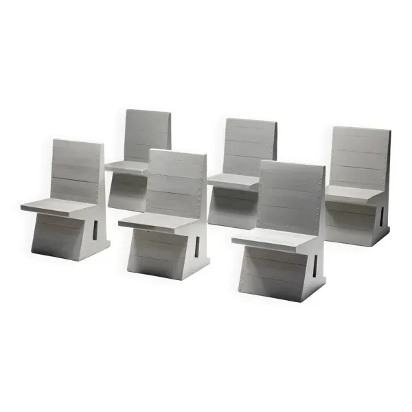 Chaises de salle à manger par Dom Hans van der Laan, Pays-Bas, 1960