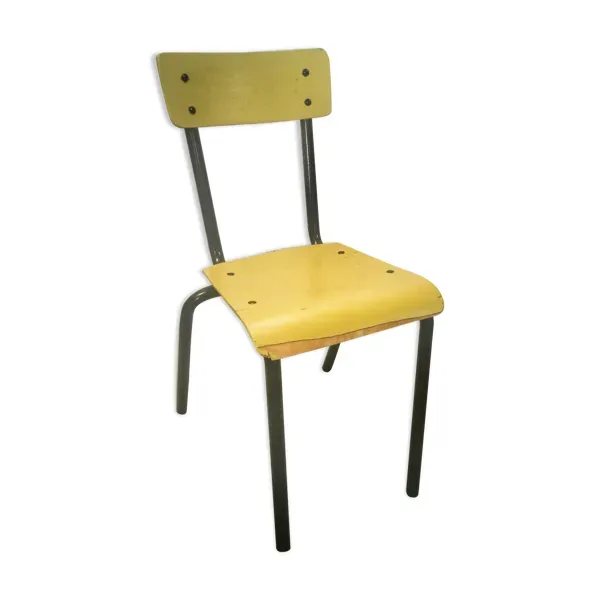 Chaise d'écolier vintage