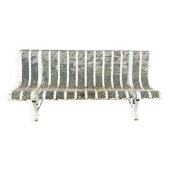 Banc public, mobilier urbain, banc de jardin en fer forgé