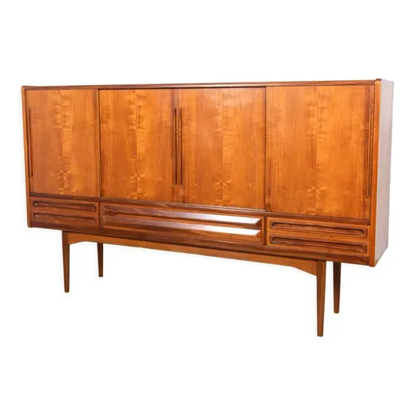 Enfilade en teck, années 1960