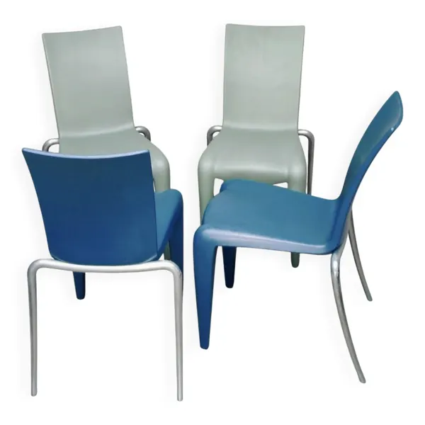 Lot de 4 chaises Louis 20 de Stark par Vitra
