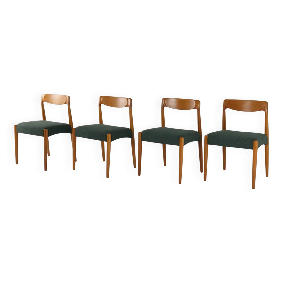 Ensemble de 4 chaises danoises 'Bjerremose'