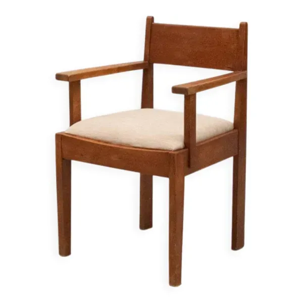 Chaise d'école Art déco néerlandaise de La Haye