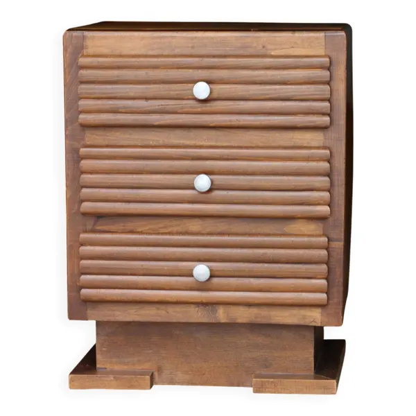Rare : petite table d'appoint ou de chevêt RENE GABRIEL (années 50).