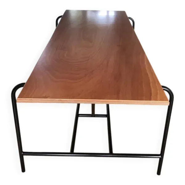 Table à manger designé par un ébéniste - style industriel / pièce unique