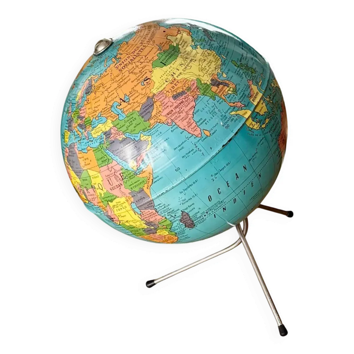 Mappemonde globe terrestre tripode