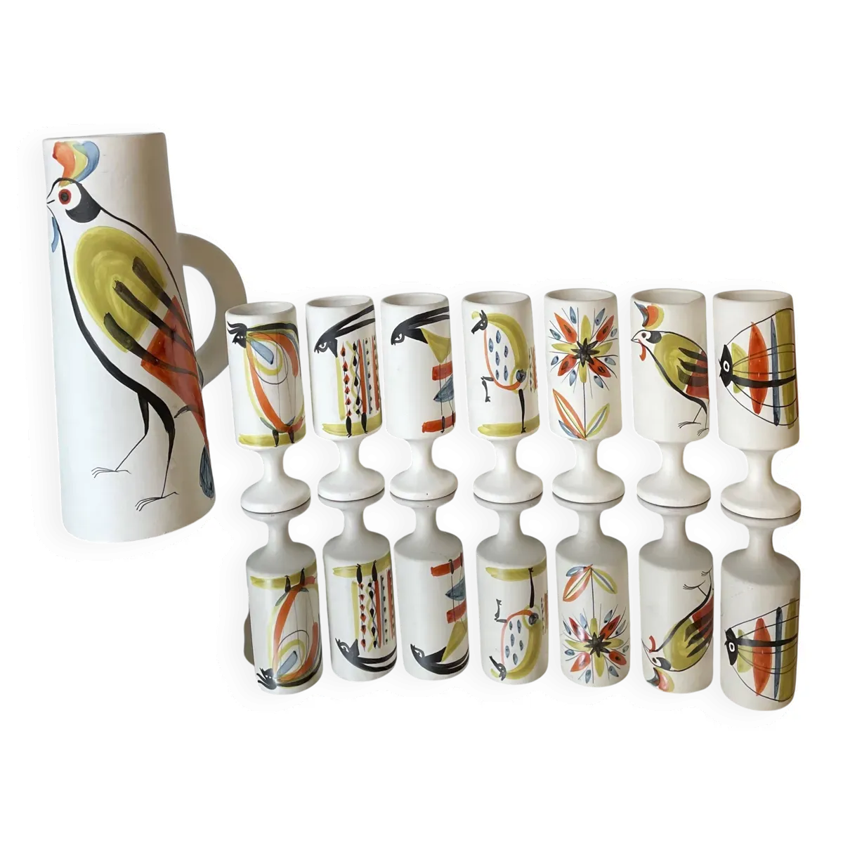 Roger Capron Service à orangeade