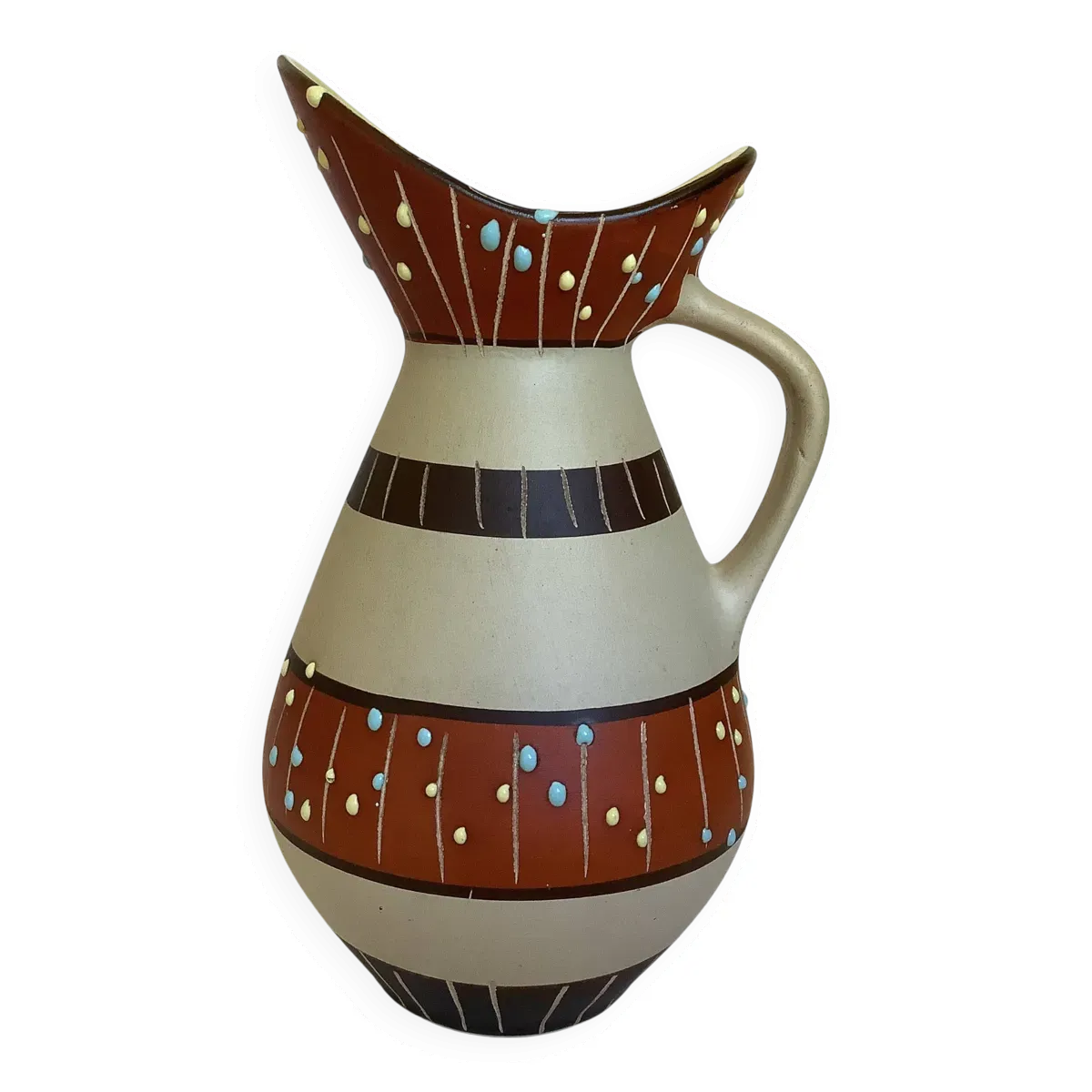 Vase pichet Otto Georg Bühler pour Marzi et Remy Germany