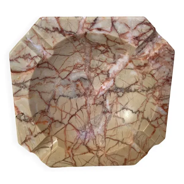 Vide poche cendrier en marbre veiné