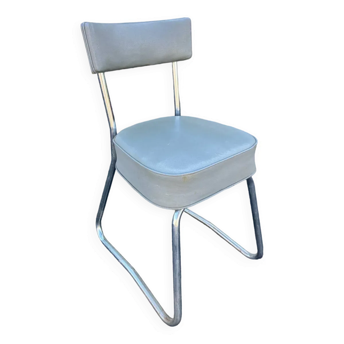 Chaise Vintage Pullman Sky Gris Industriel