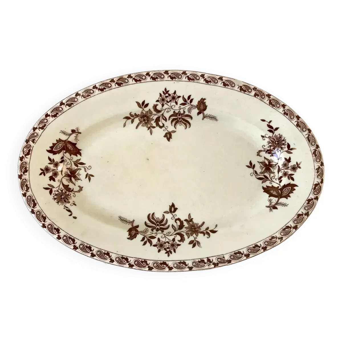 Plat en Terre de Fer XXème