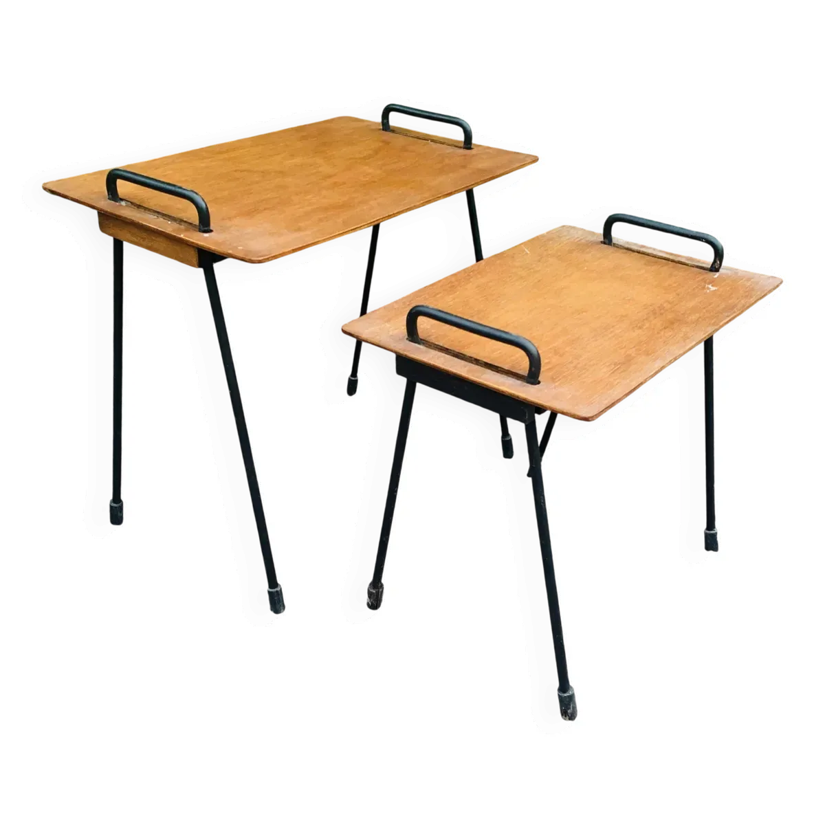 Paire de tables gigognes