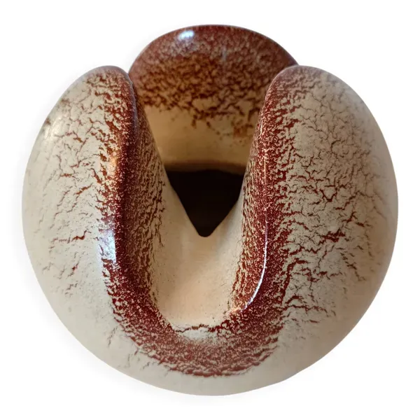 Vase Bertoncello Ceramiche – design sculptural italien – années 1970