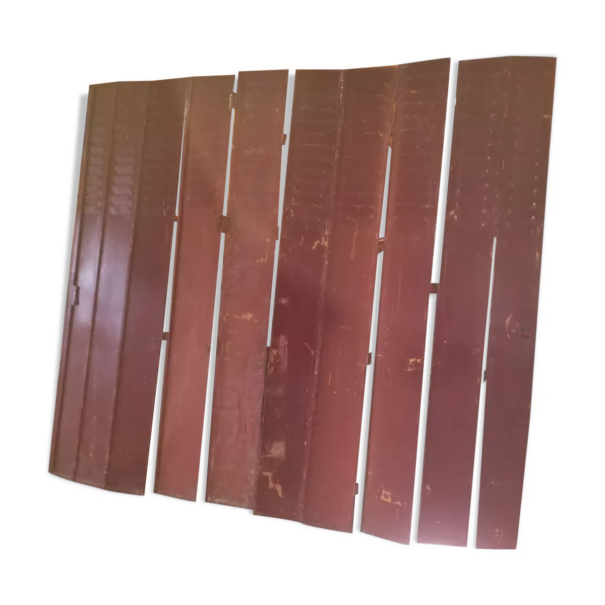 Lot de persiennes en tôle