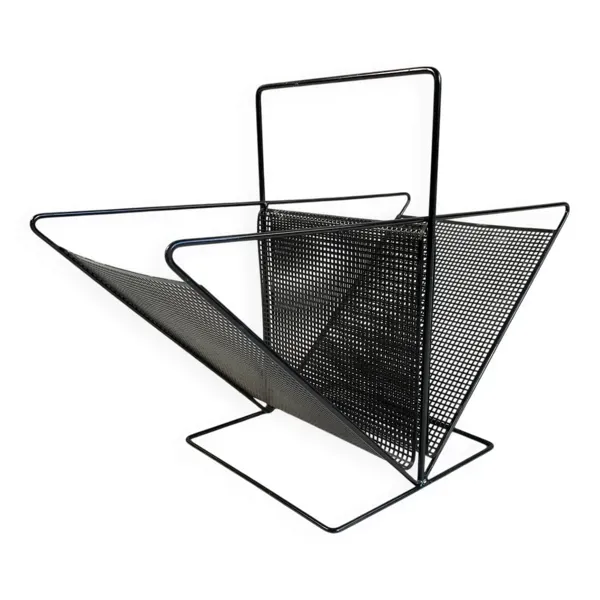 Porte-revue en tole perforée, 1960