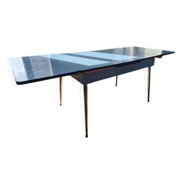 Table à manger extensible formica Années 70
