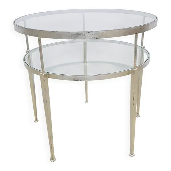 Table basse industrielle, années 1970.