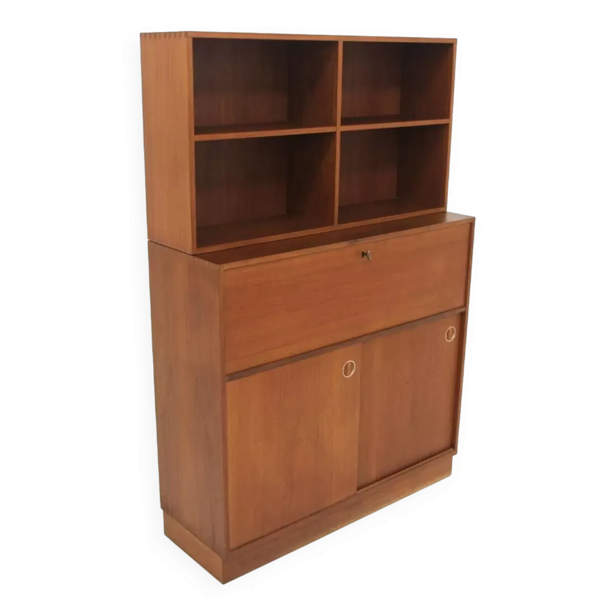 Secrétaire scandinave en teck, ''Fiesta'', Bräntorps Industrier, Nybro, Suède, 1960