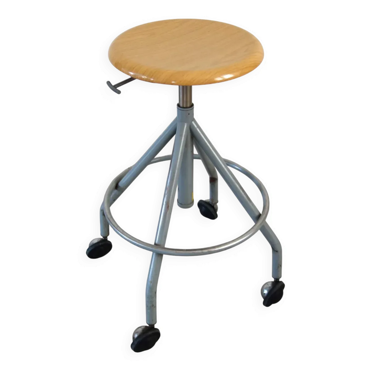 Tabouret industriel d'atelier BAO vintage