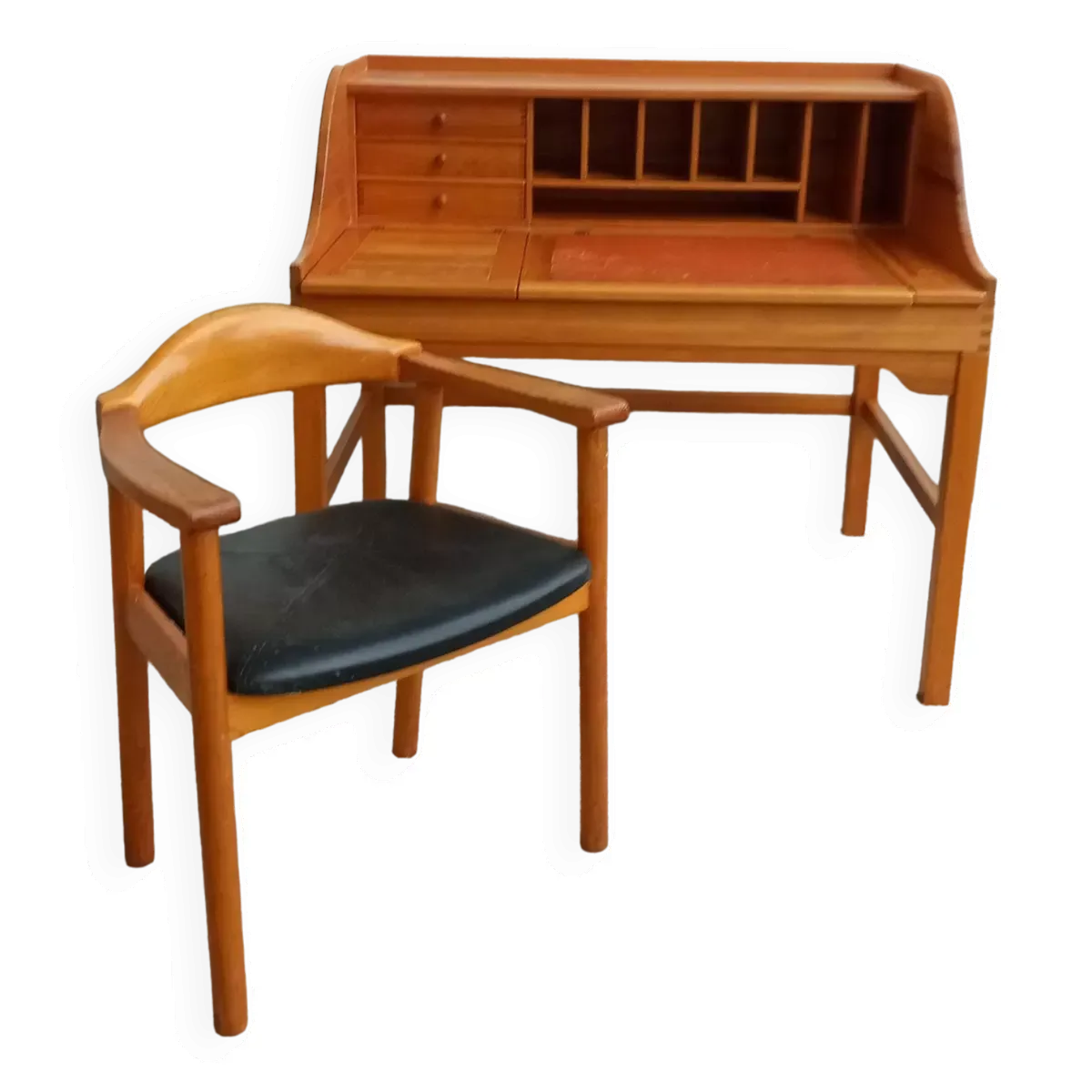 Bureau en pin de l'Oregon par Andreas Hansen pour Hadsten Træindustri