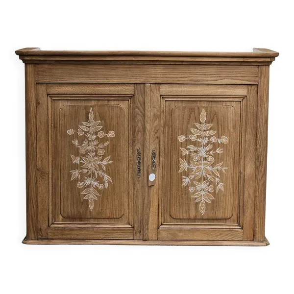 Haut de buffet en chêne massif création hade made   elea