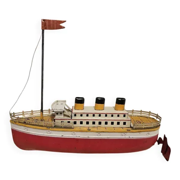 Paquebot Jep Tôle Lithographiée