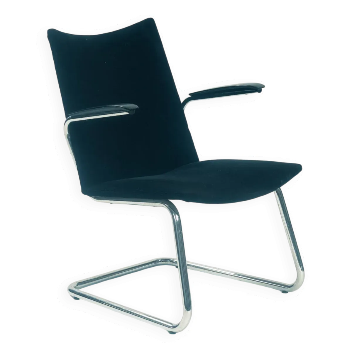 Fauteuil Gispen de Wit, design industriel néerlandais, années 1970