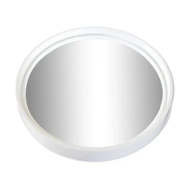 Miroir casquette en plexi blanc Made in France Modèle déposé, Design, 1970