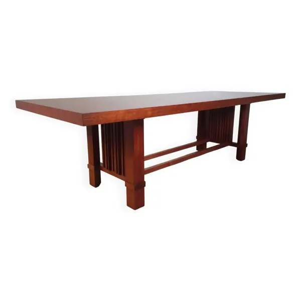 Grande table de salle à manger Vintage en Cerisier , Taliesin 608