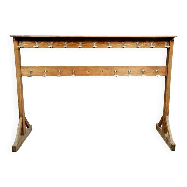 Porte manteaux d'ecole époque Art Déco vers 1940
