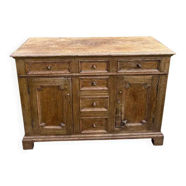 Meuble de boutique en chêne vers 1920