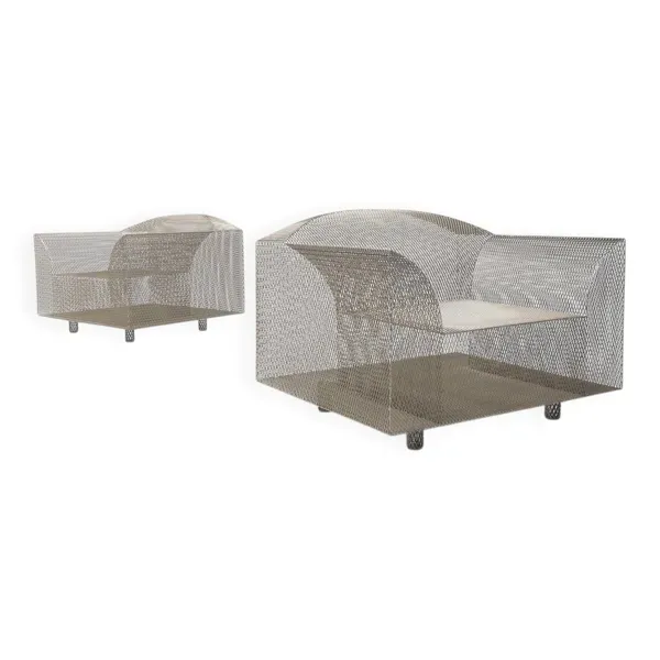 Chaises How High the Moon de Shiro Kuramata pour Vitra, Set de 2