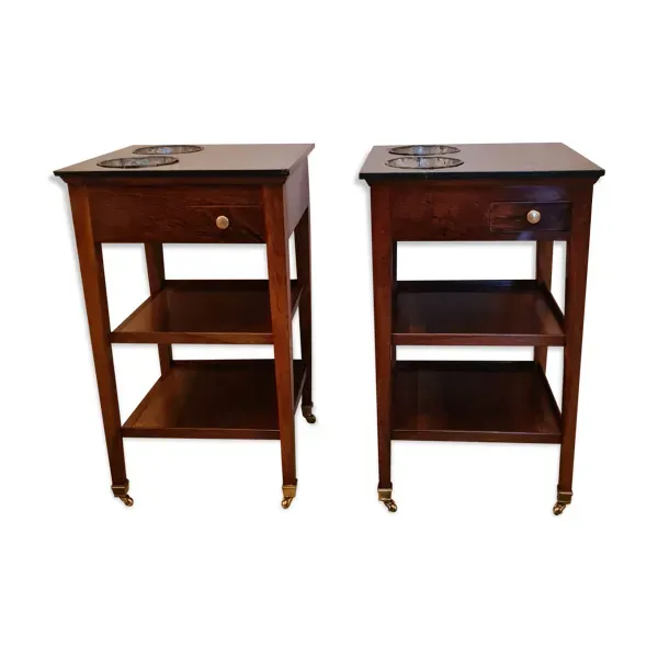 Paire de rafraichissoirs époque Louis XVI , vers 1785